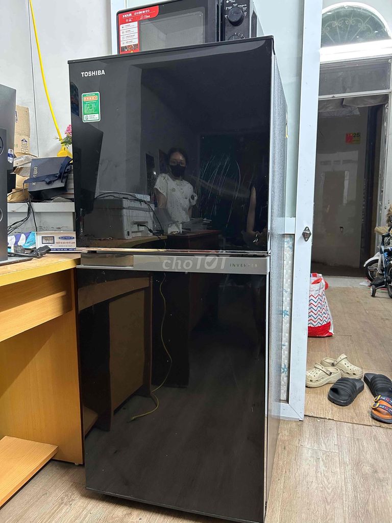 Tủ lạnh Toshiba GR-B22VU 180L Đen. Mua bán Tủ lạnh tại Quận Nam Từ Liêm Hà Nội được đăng bởi Hoàng Minh hình 1