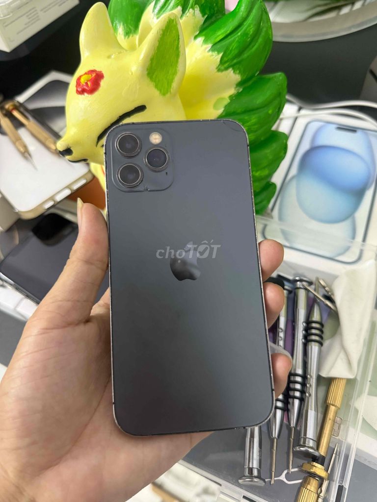 Apple iPhone 12 Pro Xám Đã sử dụng. Mua bán Điện thoại tại Thị xã Kiến Tường Long An được đăng bởi sinnnn hình 1