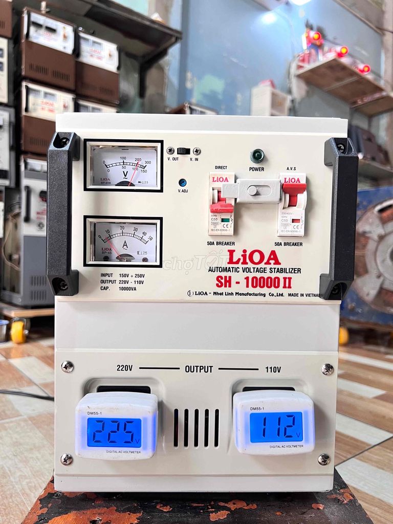 Ổn áp LIOA SH-10000II dãi 150v-250v Nguyên zin. Mua bán Đồ chuyên dụng, Giống nuôi trồng tại Quận Bình Tân Tp Hồ Chí Minh được đăng bởi  ổn áp cũ bình tân  hình 1