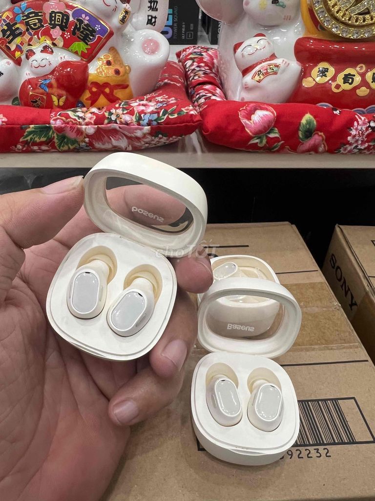 Tai nghe Baseus Bowie WM02 Trắng Đen. Mua bán Tivi, Âm thanh tại Quận Tân Phú Tp Hồ Chí Minh được đăng bởi Cường Phan CoLtd hình 1