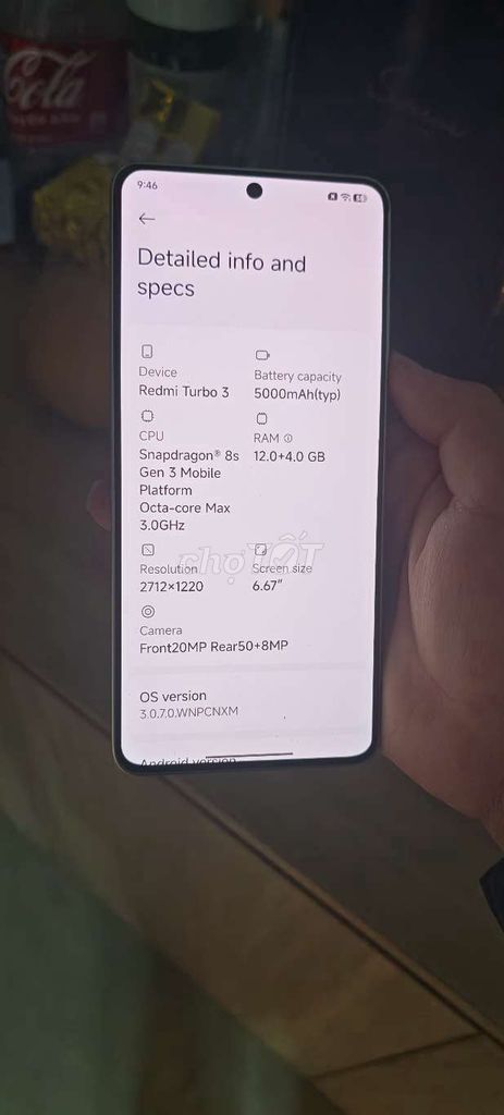 Xiaomi Redmi Turbo 3 Xám. Mua bán Điện thoại tại Huyện Hoài Đức Hà Nội được đăng bởi Phạm linh hình 1