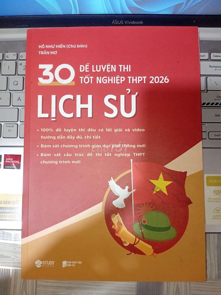 Sách Luyện thi Lịch Sử 30 Đề 2026. Mua bán Sách tại Thị xã Tân Châu An Giang được đăng bởi Trịnh Long hình 1