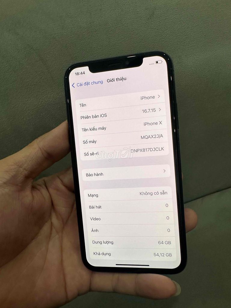iPhone X 64GB Đen. Mua bán Điện thoại tại Quận Đống Đa Hà Nội được đăng bởi Ng Hoang Anh hình 1