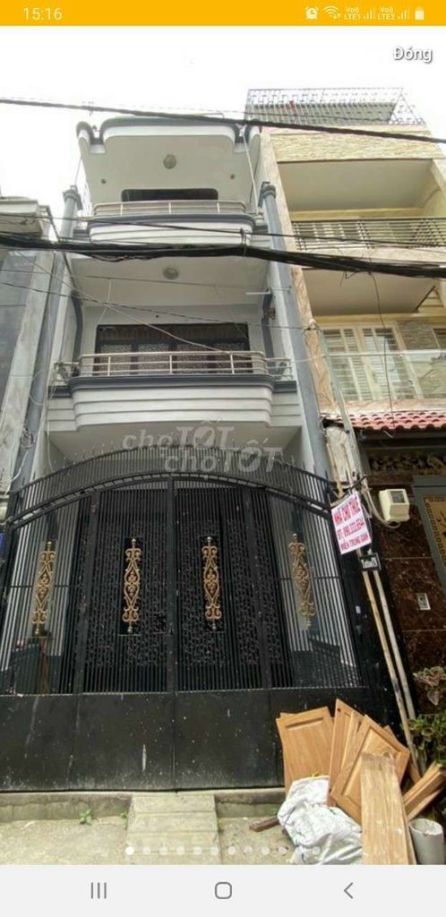 Nhà thuê Gò Vấp nhà thuê Quang Trung P8 4PN giá 12 triệu