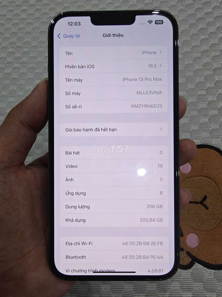 Apple iPhone 13 Pro Max 256GB Xanh 83%. Mua bán Điện thoại tại Quận Hoàng Mai Hà Nội được đăng bởi Khoa Trịnh hình 1