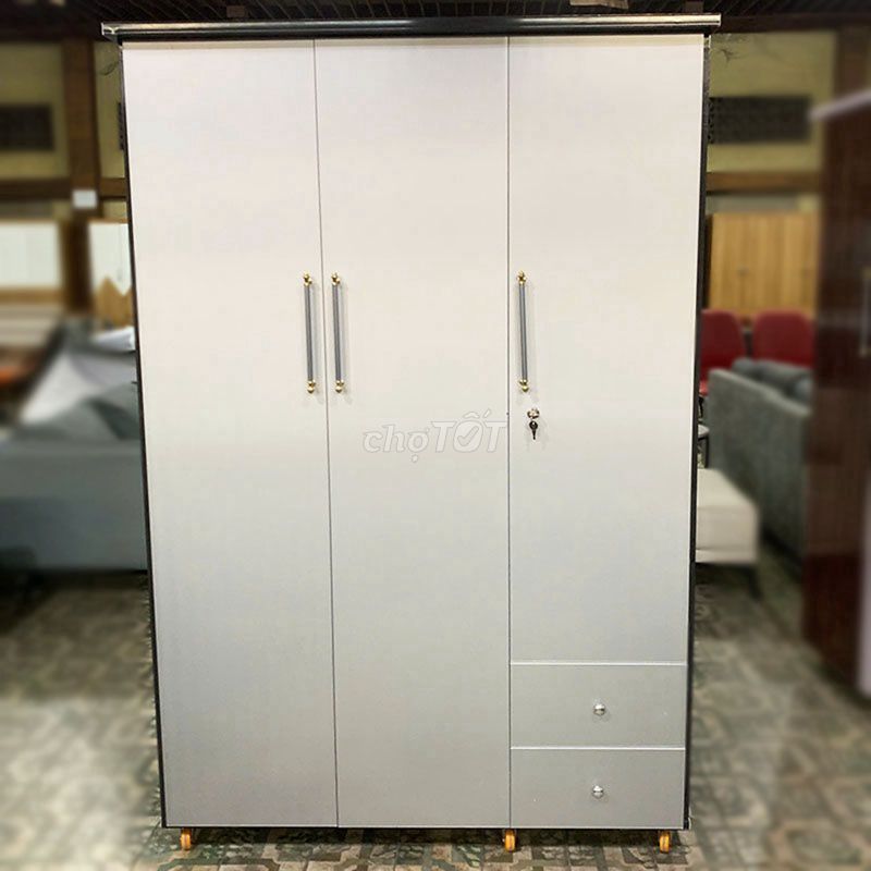 Tủ Quần Áo Nhựa 3 Cánh 2 Ngăn Mới 99%. Mua bán Tủ, kệ gia đình tại Quận Tân Phú Tp Hồ Chí Minh được đăng bởi Tổng Kho Nội Thất Hải Đăng hình 1