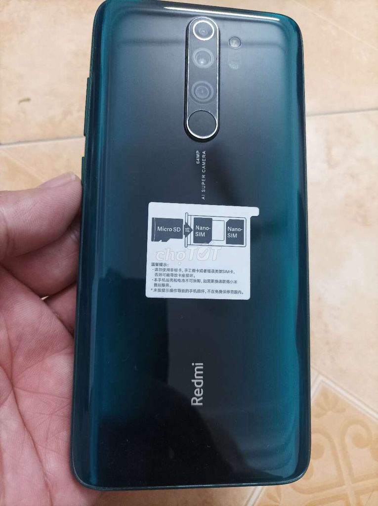 Xiaomi Redmi Note 8 Pro 128GB Xanh mới  98%. Mua bán Điện thoại tại Quận Hoàng Mai Hà Nội được đăng bởi HÀ hình 1