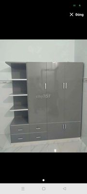Tủ nhựa đài loan 3cánh kệ màu_xámm81. Mua bán Tủ, kệ gia đình tại Thành phố Thủ Dầu Một Bình Dương được đăng bởi Xưởng tủ nhựa đài loan giá rẻ