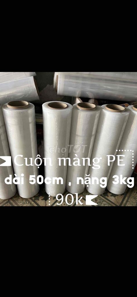 cuộn quấn pe 1.5 và 3kg mới