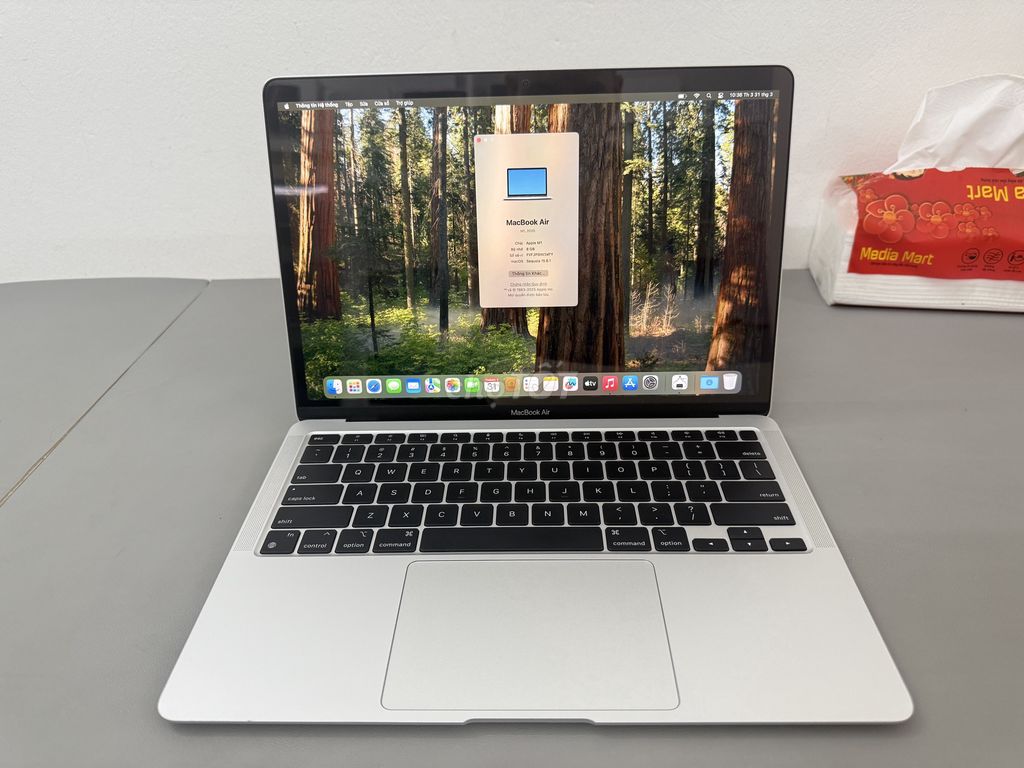 Thanh lý Macbook Air M1, ram 8gb, ssd 256gb. Mua bán Laptop tại Quận Cầu Giấy Hà Nội được đăng bởi Mac Online hình 1