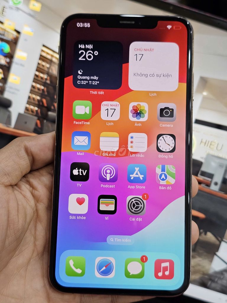 iphone Xsmax 64Gb Gold đẹp 99% Quốc Tế Mỹ,Pin 100%