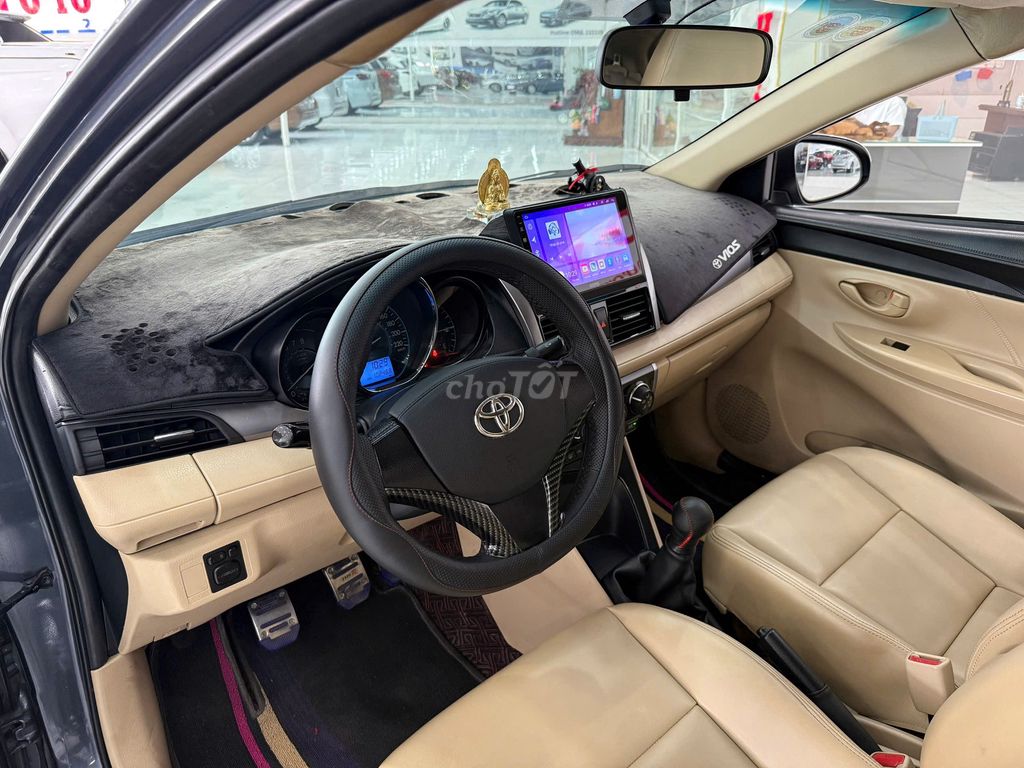 Toyota Vios 1.5E MT 2014 số sàn màu xám. Mua bán Ô tô tại Quận 7 Tp Hồ Chí Minh được đăng bởi Ô Tô Thiên Hải  hình 8