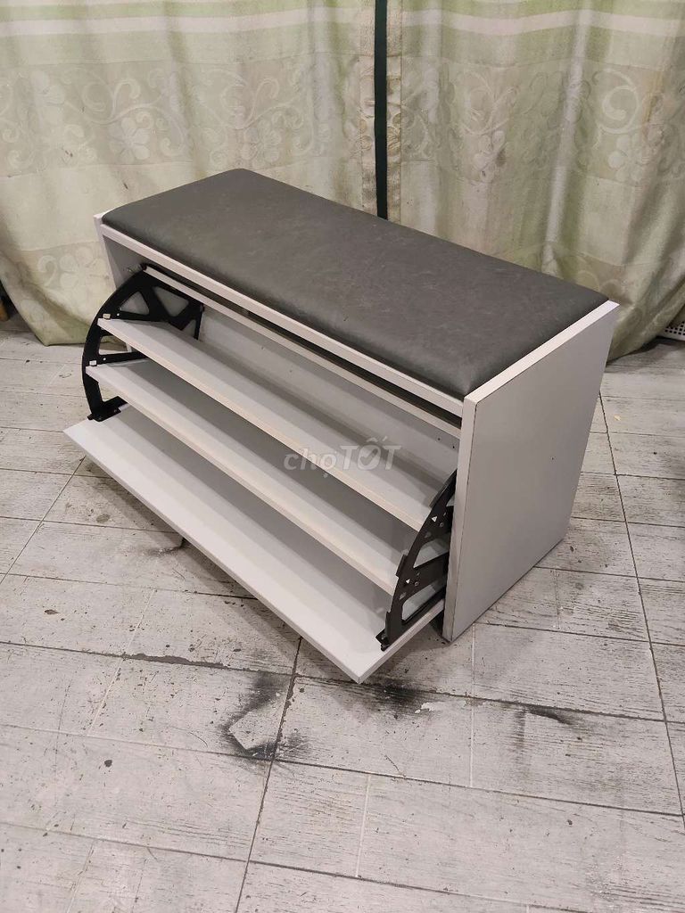 Tủ giày thông minh Gỗ Trắng 80cm mới 95%. Mua bán Tủ, kệ gia đình tại Quận Tân Phú Tp Hồ Chí Minh được đăng bởi Trâm Trần hình 1