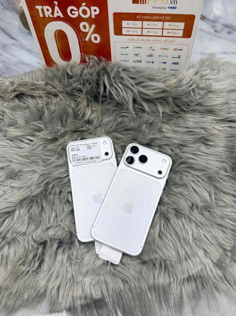 Apple iPhone 17 Pro Max 256GB Bạc Quốc Tế Mới 100%. Mua bán Điện thoại tại Huyện Hóc Môn Tp Hồ Chí Minh được đăng bởi SIRI STORE HCM hình 1
