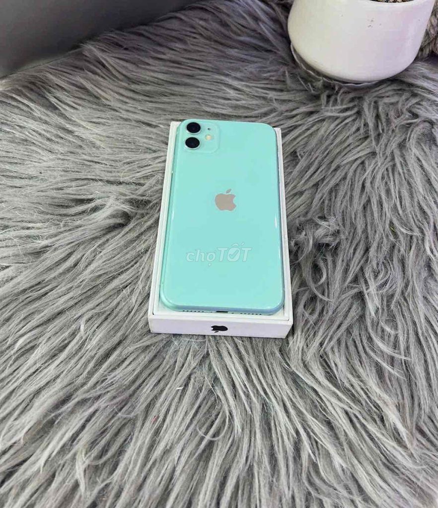 iphone 11-128gb xanh qtế mỹ pin 100 zin áp suất. Mua bán Điện thoại tại Quận 3 Tp Hồ Chí Minh được đăng bởi Nam Á Mobile hình 1