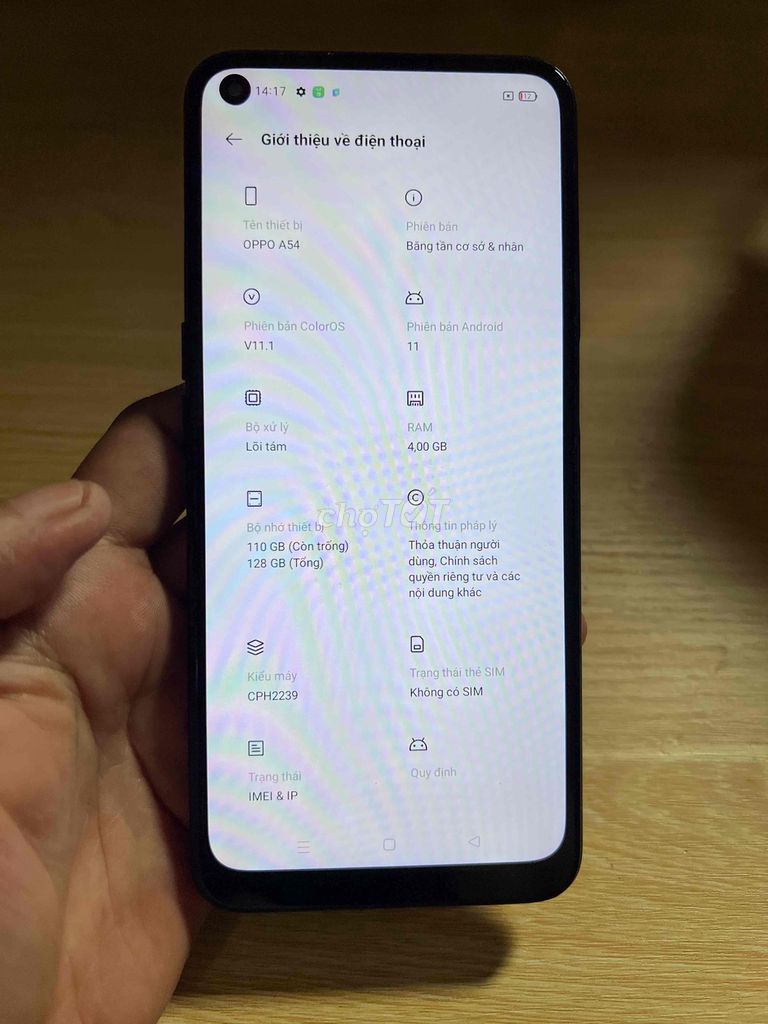 Oppo A54 4GB/128GB Đen. Mua bán Điện thoại tại Quận Hải Châu Đà Nẵng được đăng bởi Phii hình 1
