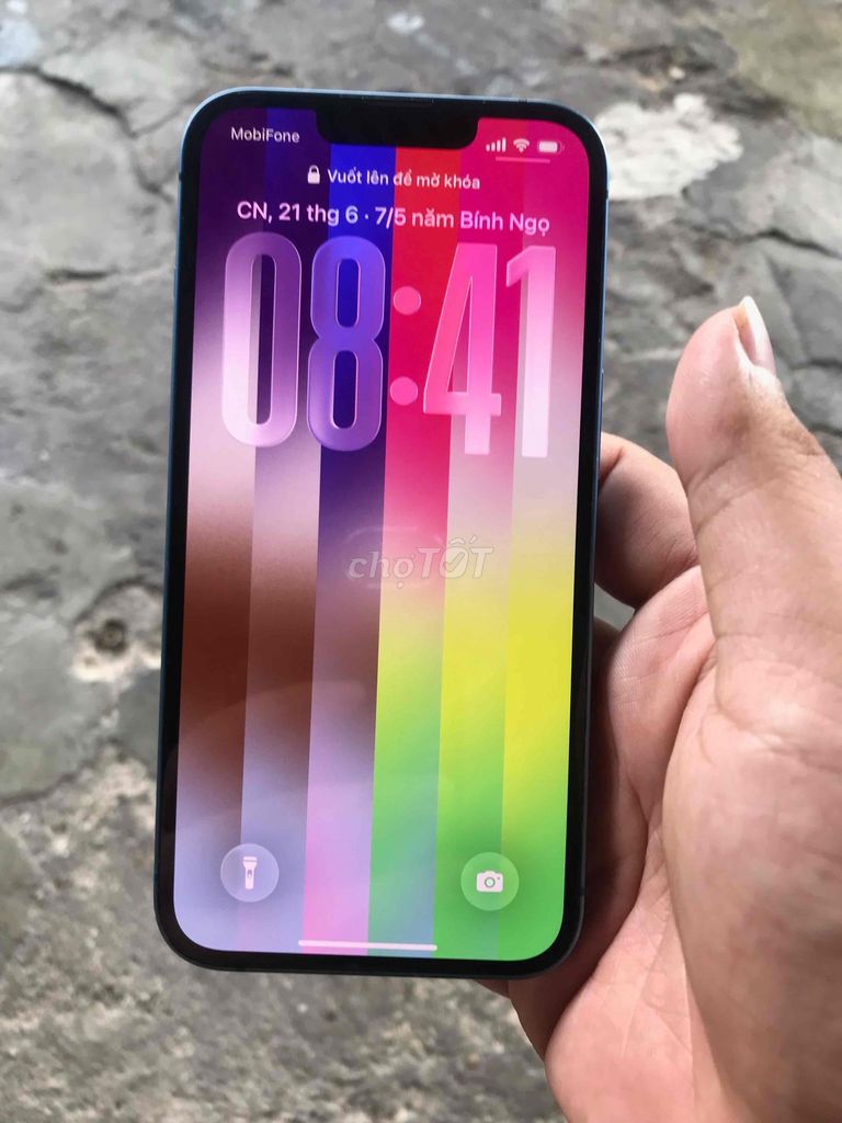 Apple iPhone 13 Xanh 128G Lock. Mua bán Điện thoại tại Huyện Củ Chi Tp Hồ Chí Minh được đăng bởi Namm hình 1
