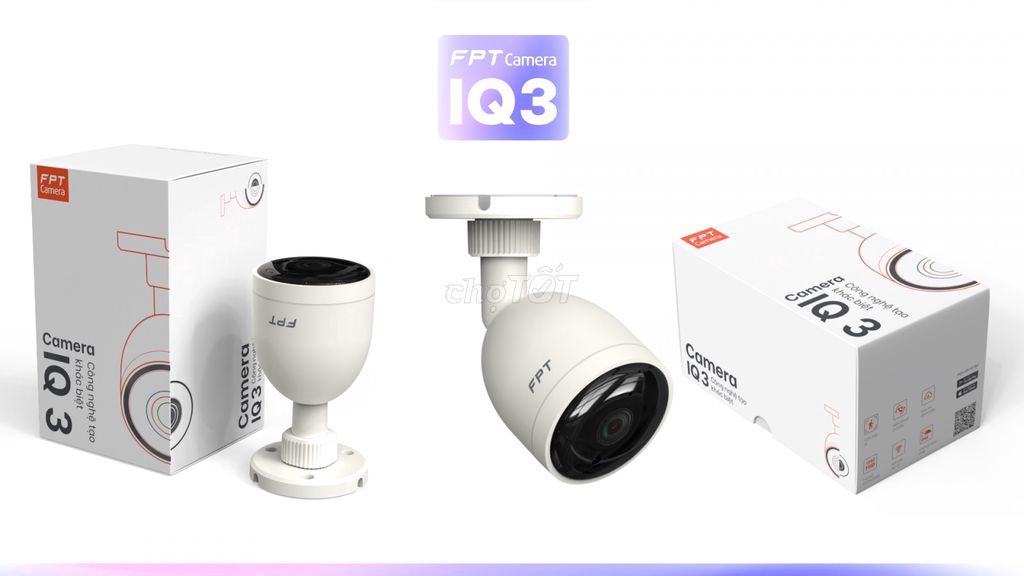 Camera FPT IQ3 - Full HD, đàm thoại 2 chiều.