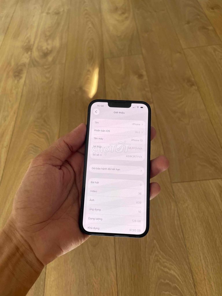 Apple iPhone 13 128GB vn/a zin áp. Mua bán Điện thoại tại Quận Tân Phú Tp Hồ Chí Minh được đăng bởi Tuấn hình 1