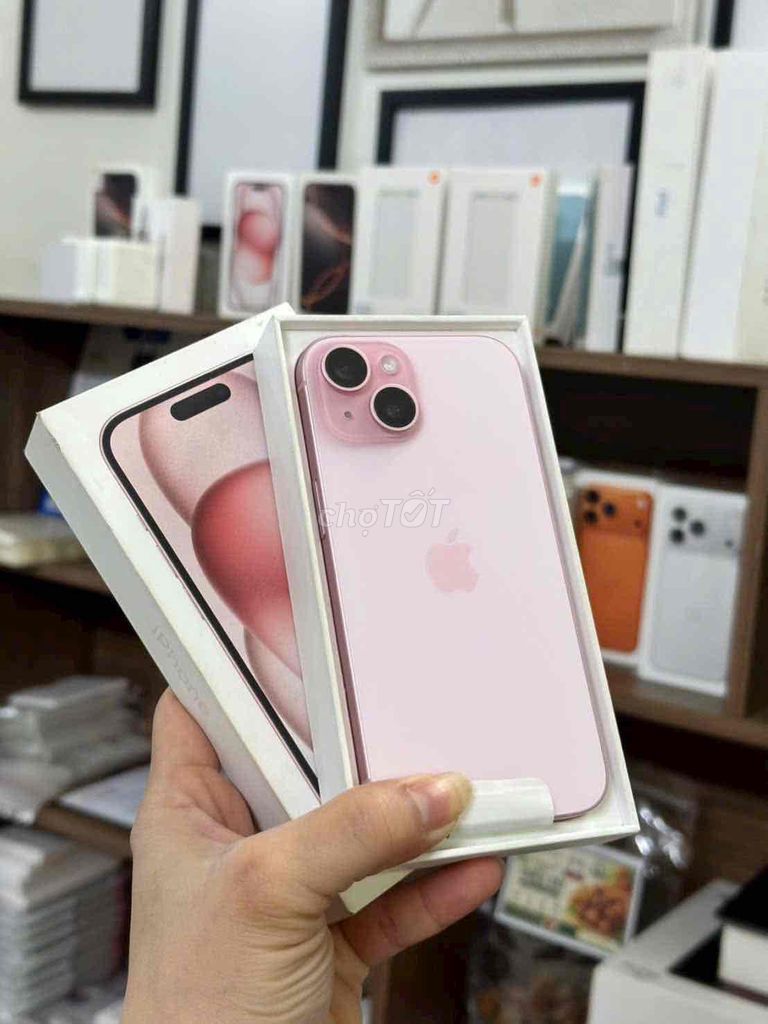 Apple iPhone 15 128GB Hồng. Mua bán Điện thoại tại Thành phố Biên Hòa Đồng Nai được đăng bởi TRƯƠNG HUY HOÀNG hình 1