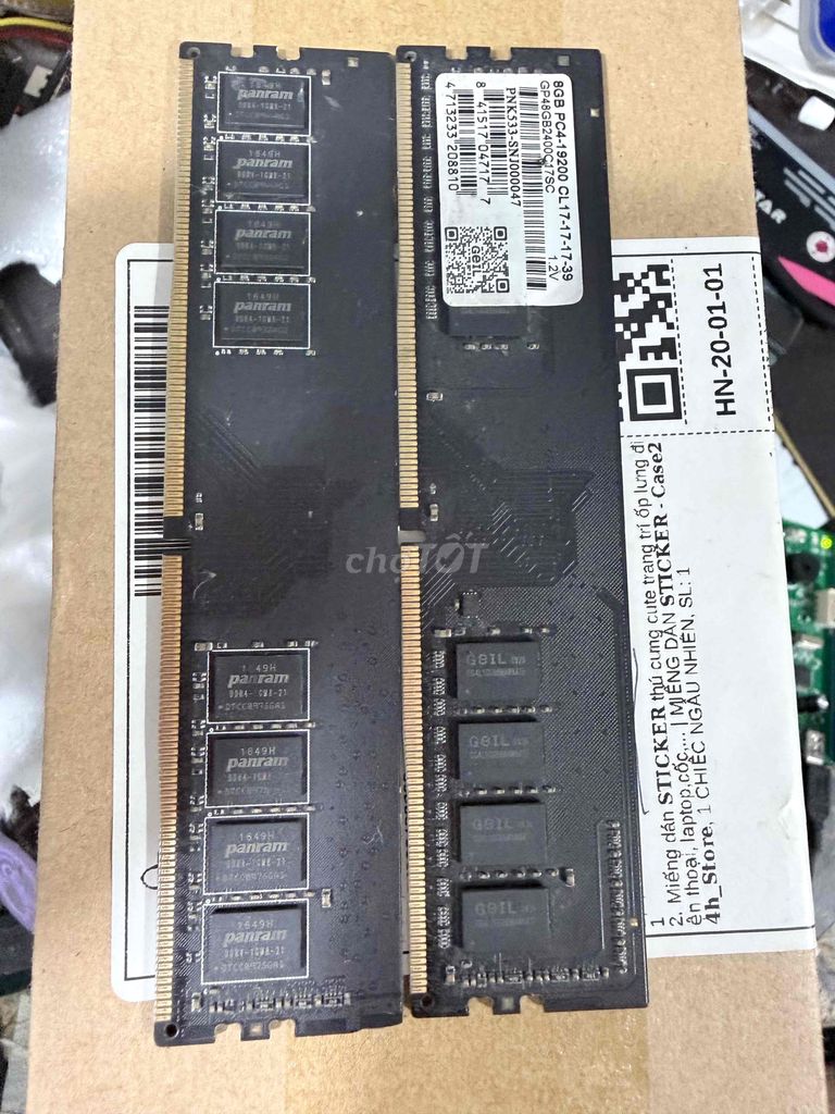 RAM Panram 8GB PC4-19200. Mua bán Linh kiện (RAM, Card...) tại Huyện Thanh Trì Hà Nội được đăng bởi Thanh Binh hình 1