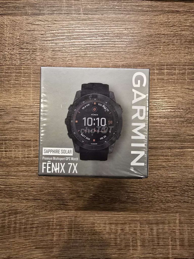 Garmin Fenix 7X Sapphire Solar Full Box Thái Lan