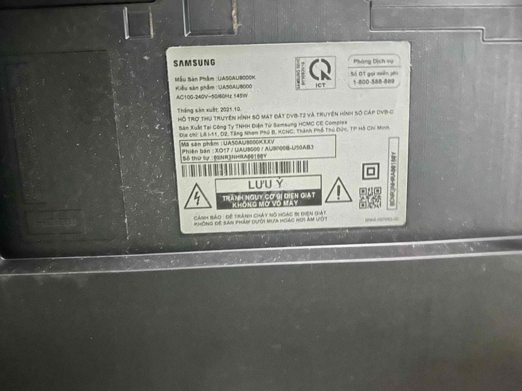 Tivi Samsung UA50AU8000K 50 inch 2022. Mua bán Tivi, Âm thanh tại Quận Hoàng Mai Hà Nội được đăng bởi Hoàng Huy hình 1