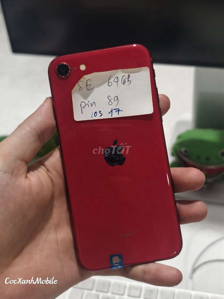 Apple iPhone SE 2020 Đỏ 64GB 2 sim pin 89% ios 17. Mua bán Điện thoại tại Quận Liên Chiểu Đà Nẵng được đăng bởi Minh Hiệp CócXanhMobile hình 1