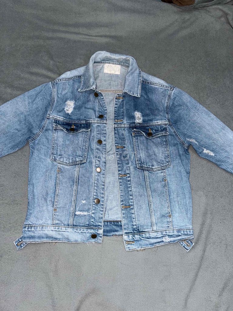jacket jeans oro size S