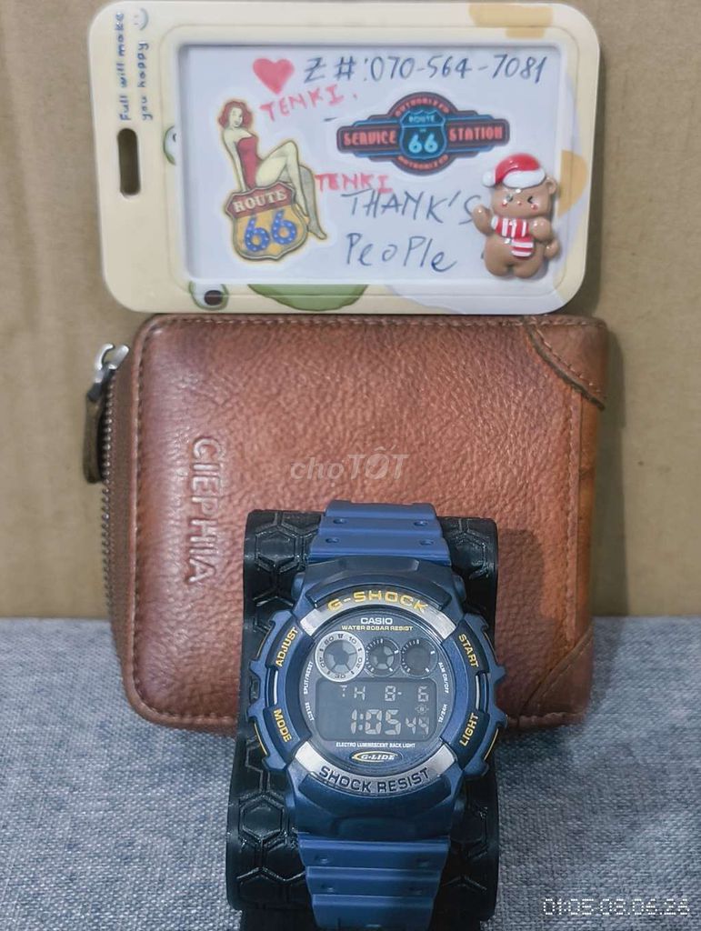 Casio G-Shock G-Lide Xanh dương Nhựa. Mua bán Đồng hồ tại Quận 11 Tp Hồ Chí Minh được đăng bởi TENKI  hình 1