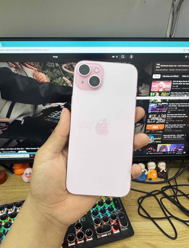 Bán iPhone 15 Plus 128GB pin88% Màu Hồng. Mua bán Điện thoại tại Quận Ngô Quyền Hải Phòng được đăng bởi Điện Thoại Hải Phòng  hình 1
