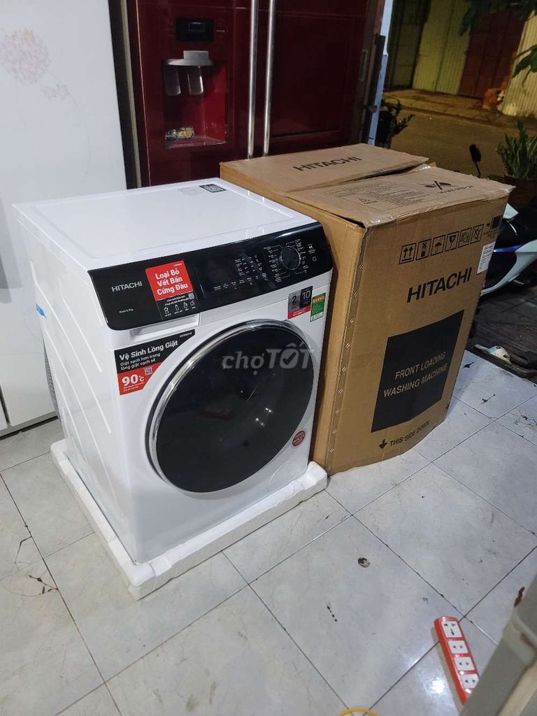 Máy giặt Hitachi 9.5kg mới nguyên thùng