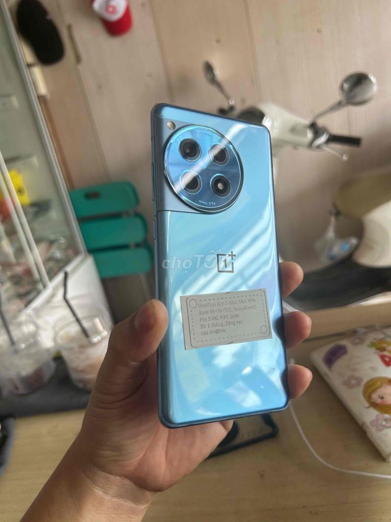 OnePlus Ace 3 R16+512 Snap8Gen3 Pin5500 NFC 2sim. Mua bán Điện thoại tại Huyện Trảng Bàng Tây Ninh được đăng bởi Sun Mobile Shop Điện Thoại Trảng Bàng Tây Ninh 01 hình 1