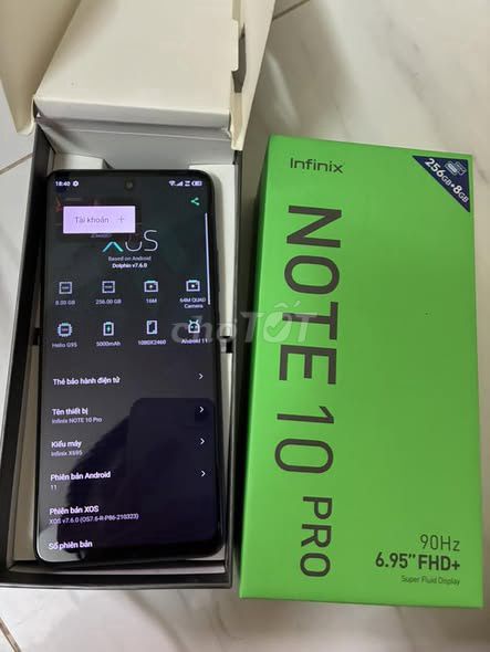 Infinix Note 10 Pro 256GB. Mua bán Điện thoại tại Quận Gò Vấp Tp Hồ Chí Minh được đăng bởi Hội Đồ Điện Tử hình 1