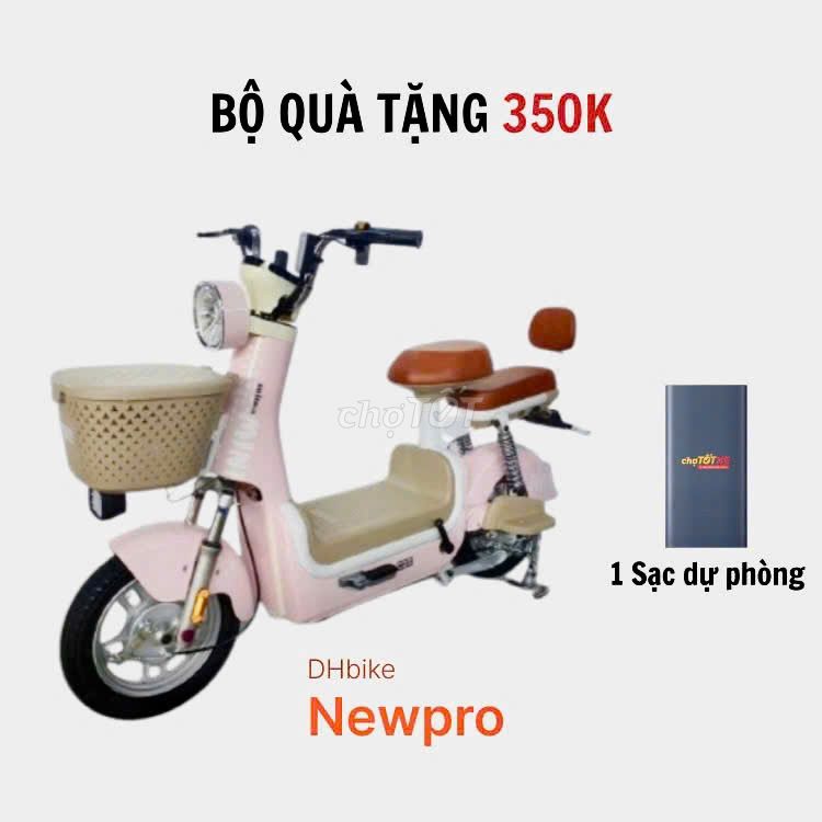 XE ĐIỆN DHBIKE NEWPRO 2024 MÀU HỒNG