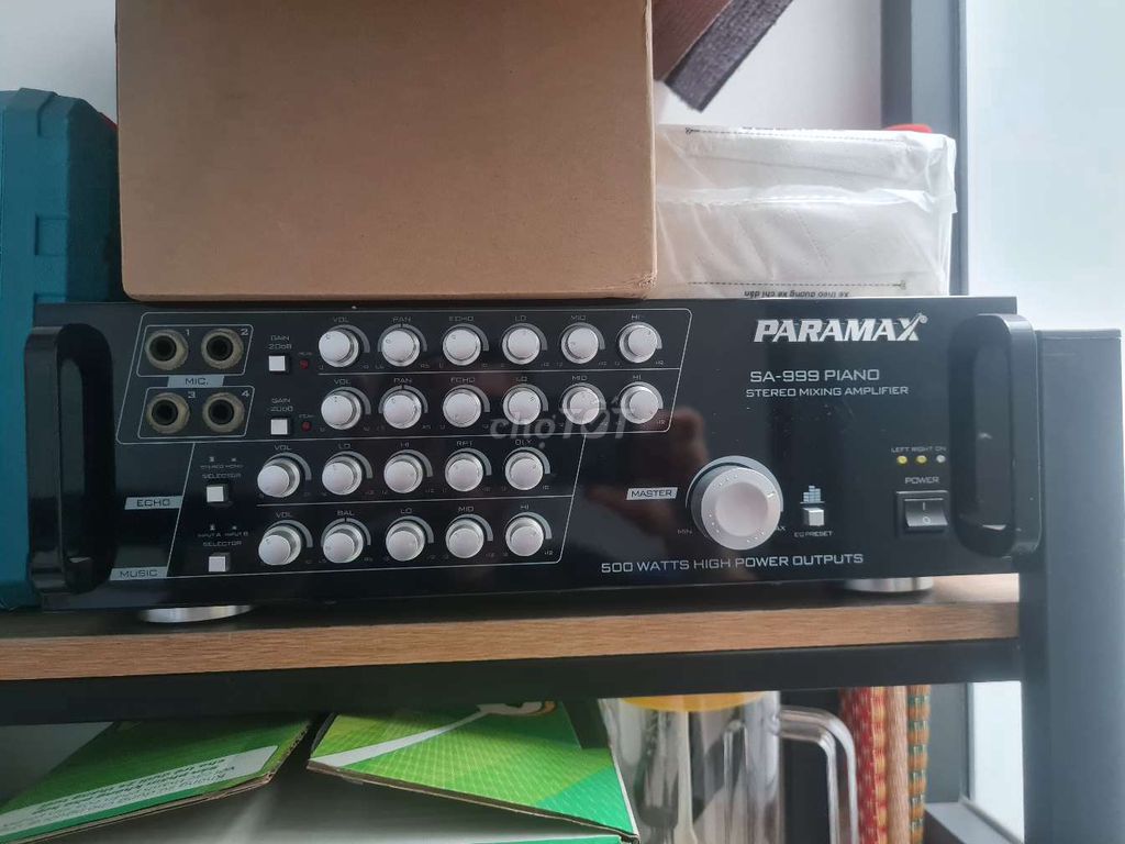 Amply karaoke Paramax SA-999 Piano. Mua bán Tivi, Âm thanh tại Quận Gò Vấp Tp Hồ Chí Minh được đăng bởi nguyễn văn Minh hình 1