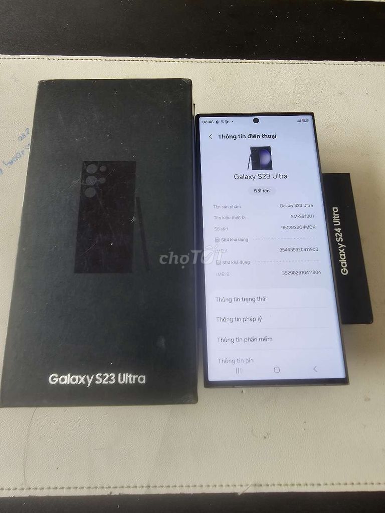 Samsung Galaxy S23 Ultra 256GB Mỹ Like New. Mua bán Điện thoại tại Quận Ninh Kiều Cần Thơ được đăng bởi dienthoaidao hình 1