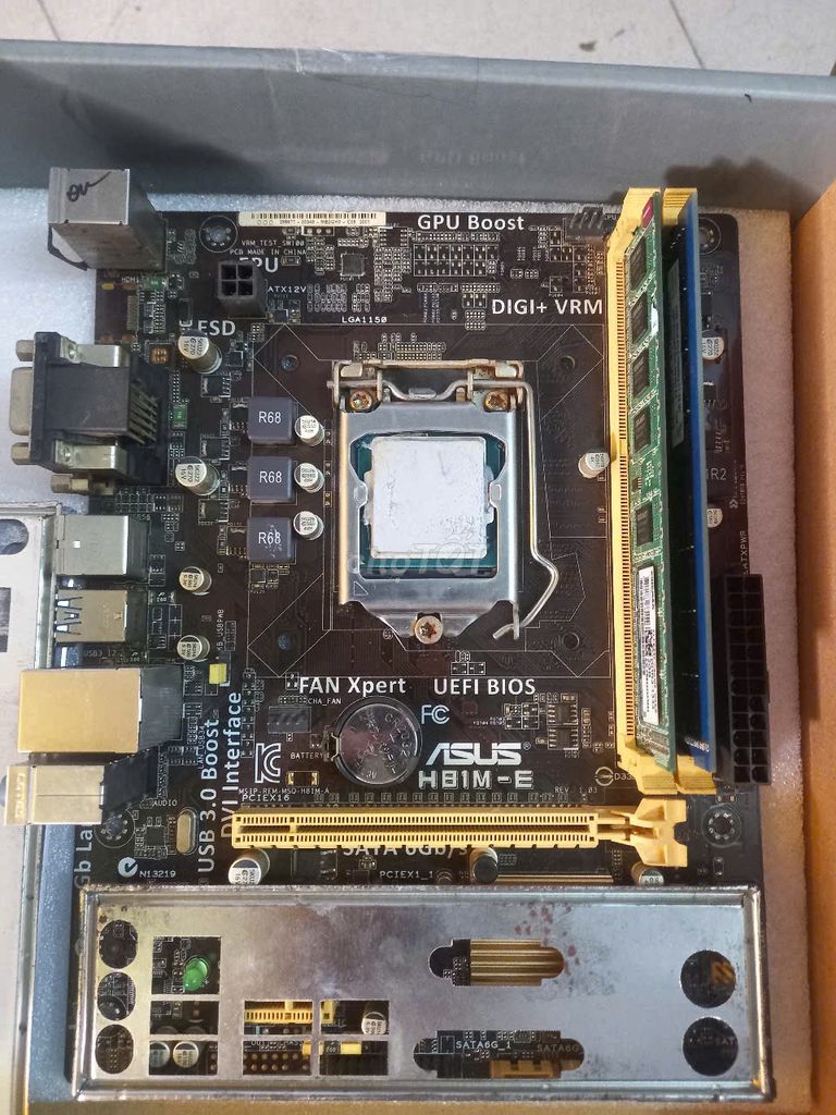 Thanh lí combo h81m-e asus i3 4160 ram 6gb