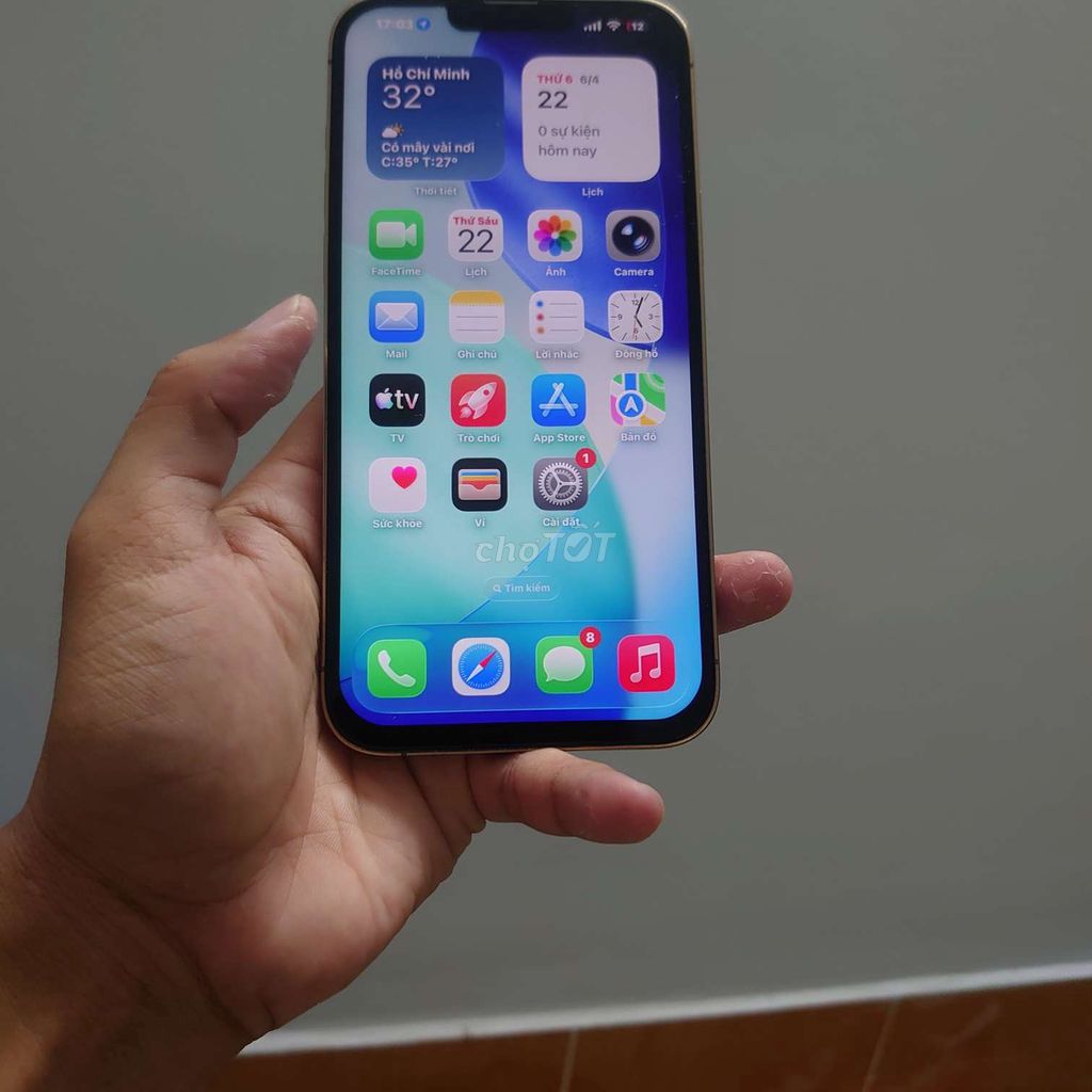 iPhone 13 Pro Max Vàng Đã sử dụng. Mua bán Điện thoại tại Thành phố Tam Kỳ Quảng Nam được đăng bởi tuyen bui hình 1