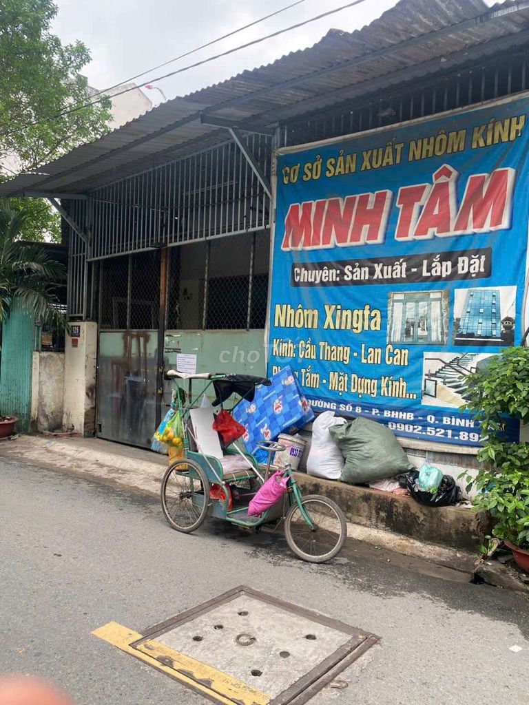 KHO MẶT TIỀN CHO THUỆ RẺ, DT 8×16 GÁC LỬNG, ĐƯỜNG SỐ 8, BTAN