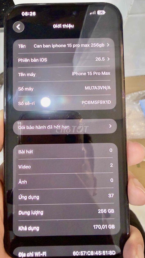[CÁ NHÂN BÁN] iPhone 15 Pro Max 256GB Xanh Titan -. Mua bán Điện thoại tại Thành phố Vũng Tàu Bà Rịa - Vũng Tàu được đăng bởi Minh Lương  hình 1