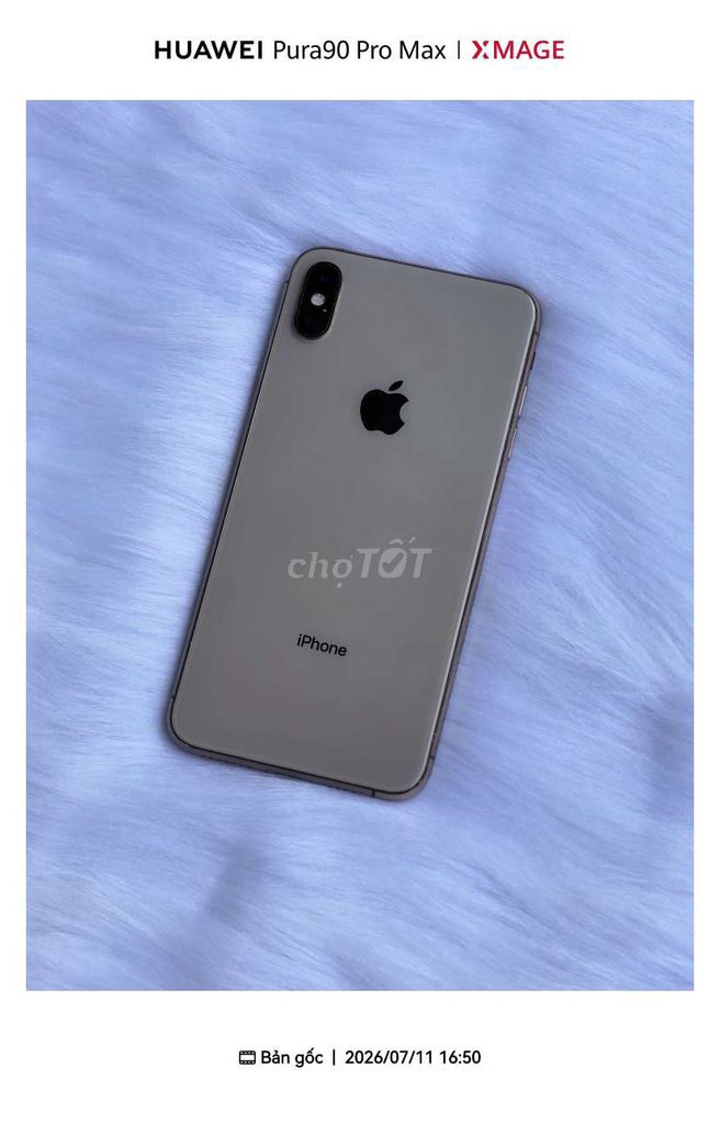 Apple iPhone Xs Max 64GB Vàng 86%. Mua bán Điện thoại tại Huyện Củ Chi Tp Hồ Chí Minh được đăng bởi Đạo Phong hình 1