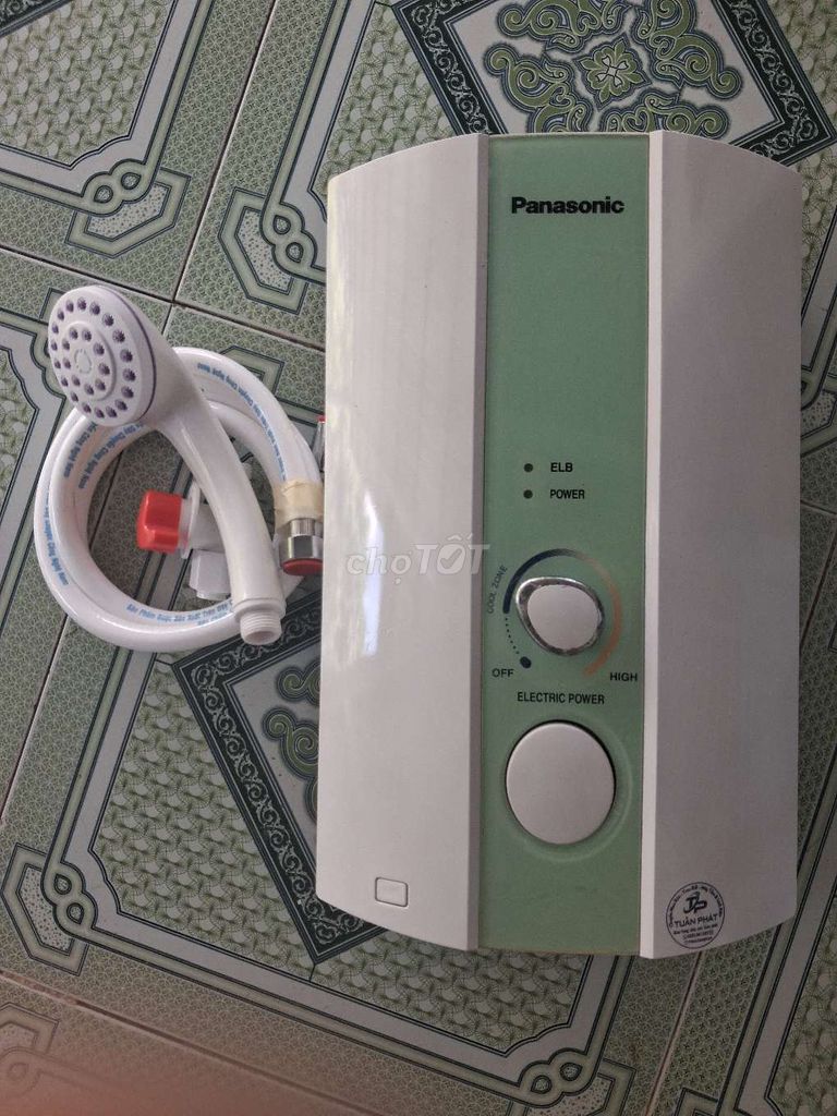 Máy nước nóng Panasonic Trắng. Mua bán Thiết bị vệ sinh, nhà tắm tại Thành phố Rạch Giá Kiên Giang được đăng bởi NHIỆT ĐỚI  hình 1