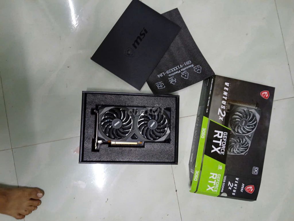 Card màn hình MSI GeForce RTX 3060 Mới 100% BH 3N. Mua bán Linh kiện (RAM, Card...) tại Thành phố Quảng Ngãi Quảng Ngãi được đăng bởi Lac tran duc hình 1