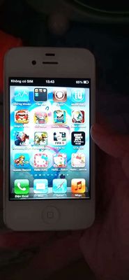 iPhone 4s 16GB - hơn 70 game được cài sẵn. Mua bán Điện thoại tại Quận Gò Vấp Tp Hồ Chí Minh được đăng bởi meobabi