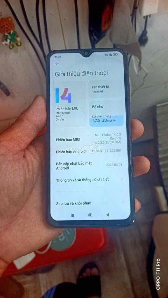 Xiaomi Redmi 9T 128GB Đen Bình thường. Mua bán Điện thoại tại Huyện Bình Chánh Tp Hồ Chí Minh được đăng bởi Trung Xuân Đào hình 1