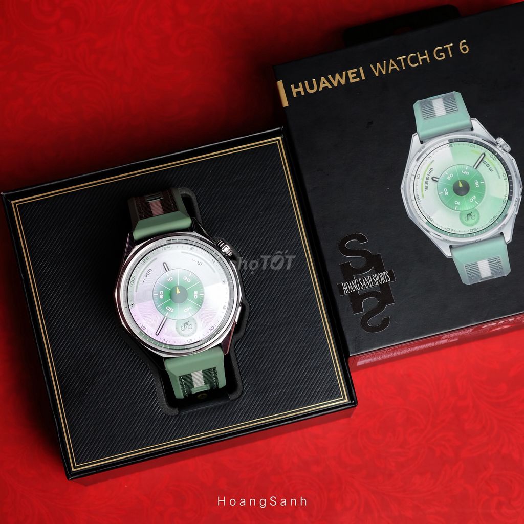 Huawei Watch GT 6 Xanh lá 46mm Chính Hãng Fullbox. Mua bán Thiết bị đeo thông minh tại Quận 11 Tp Hồ Chí Minh được đăng bởi HOÀNG SANH SPORTS hình 1