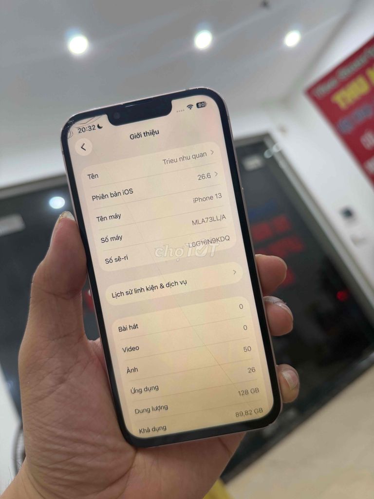 iPhone 13 128GB Hồng giá rẻ. Mua bán Điện thoại tại Quận Đống Đa Hà Nội được đăng bởi Ng Hoang Anh hình 1