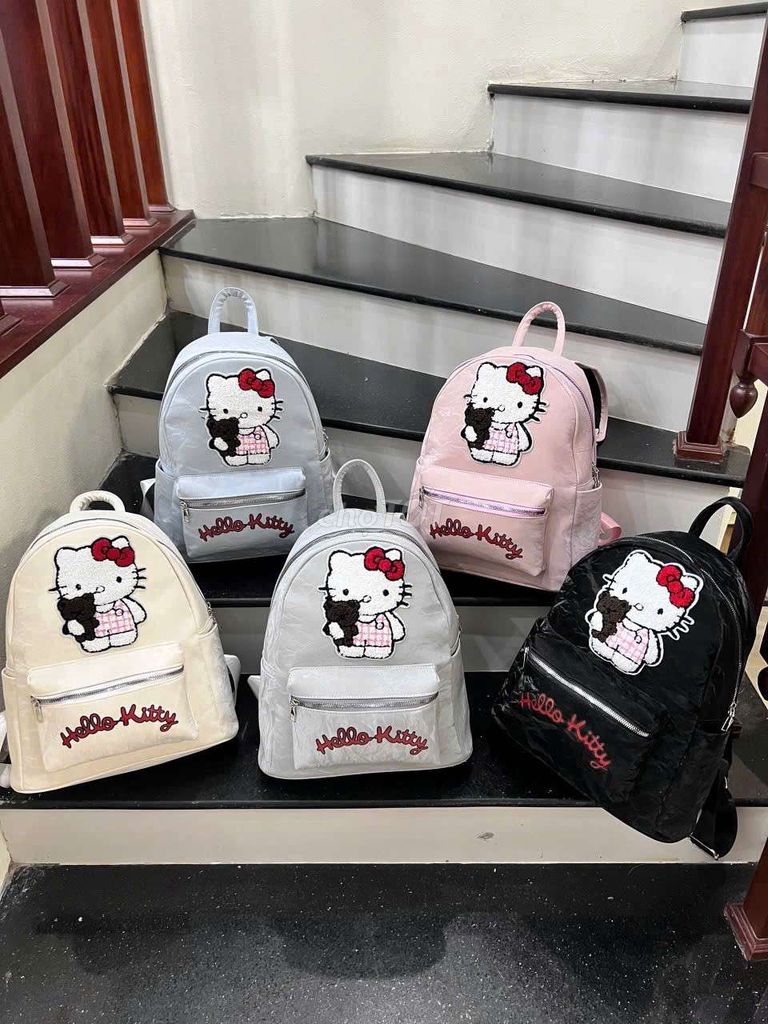 Balo Hello Kitty Vải Nhiều màu. Mua bán Túi xách tại Quận Cầu Giấy Hà Nội được đăng bởi Quý hình 1