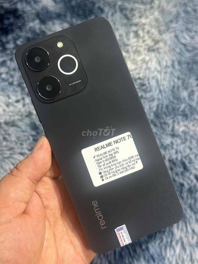 REALME NOTE 70 Ram 4+8/128GB pin 6300mAh. Mua bán Điện thoại tại Huyện Trảng Bom Đồng Nai được đăng bởi Hồ Trung Hiếu hình 1